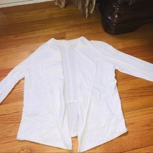 Caslon white jacket Sz L